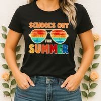Retro Schools Out For Summer Women's T-Shirt thumb 2