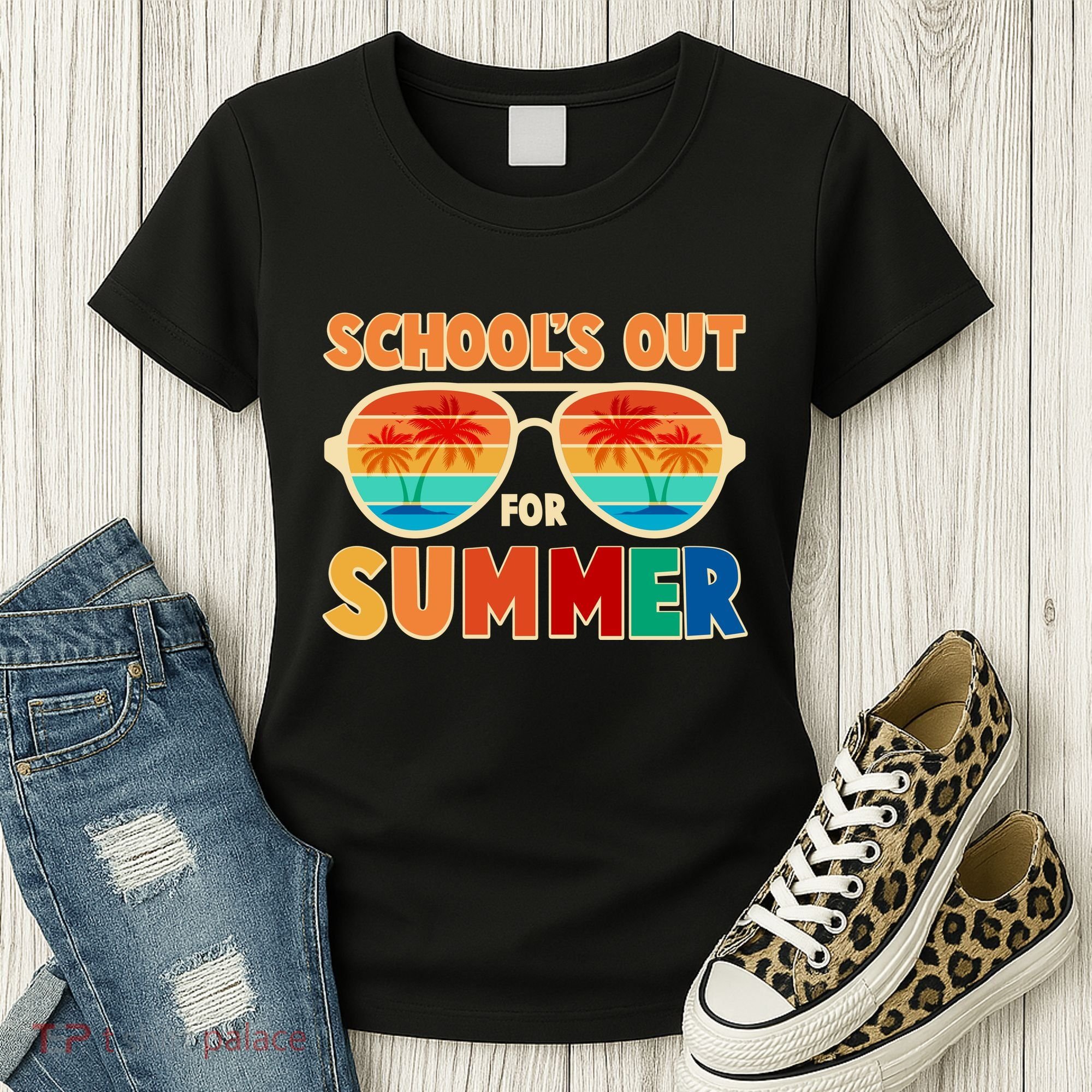 Retro Schools Out For Summer Women's T-Shirt