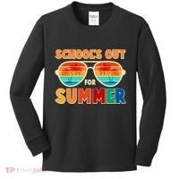 Retro Schools Out For Summer Kids Long Sleeve Shirt thumb 0