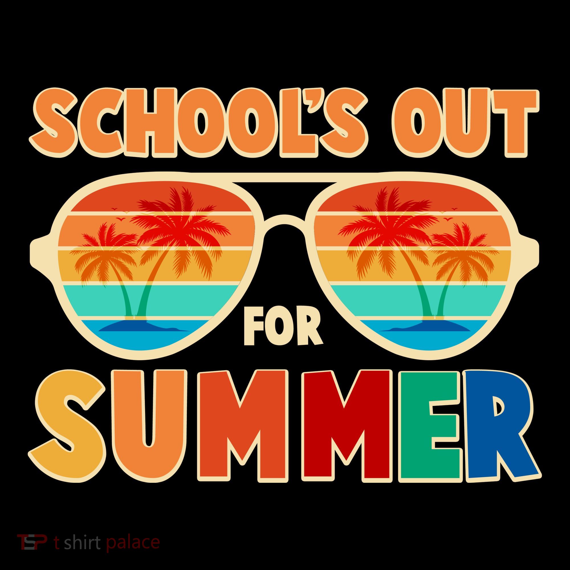 Retro Schools Out For Summer Kids T-Shirt