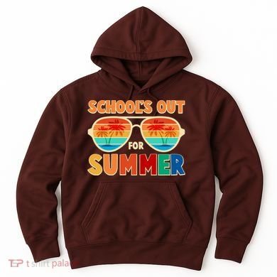Retro Schools Out For Summer Hoodie
