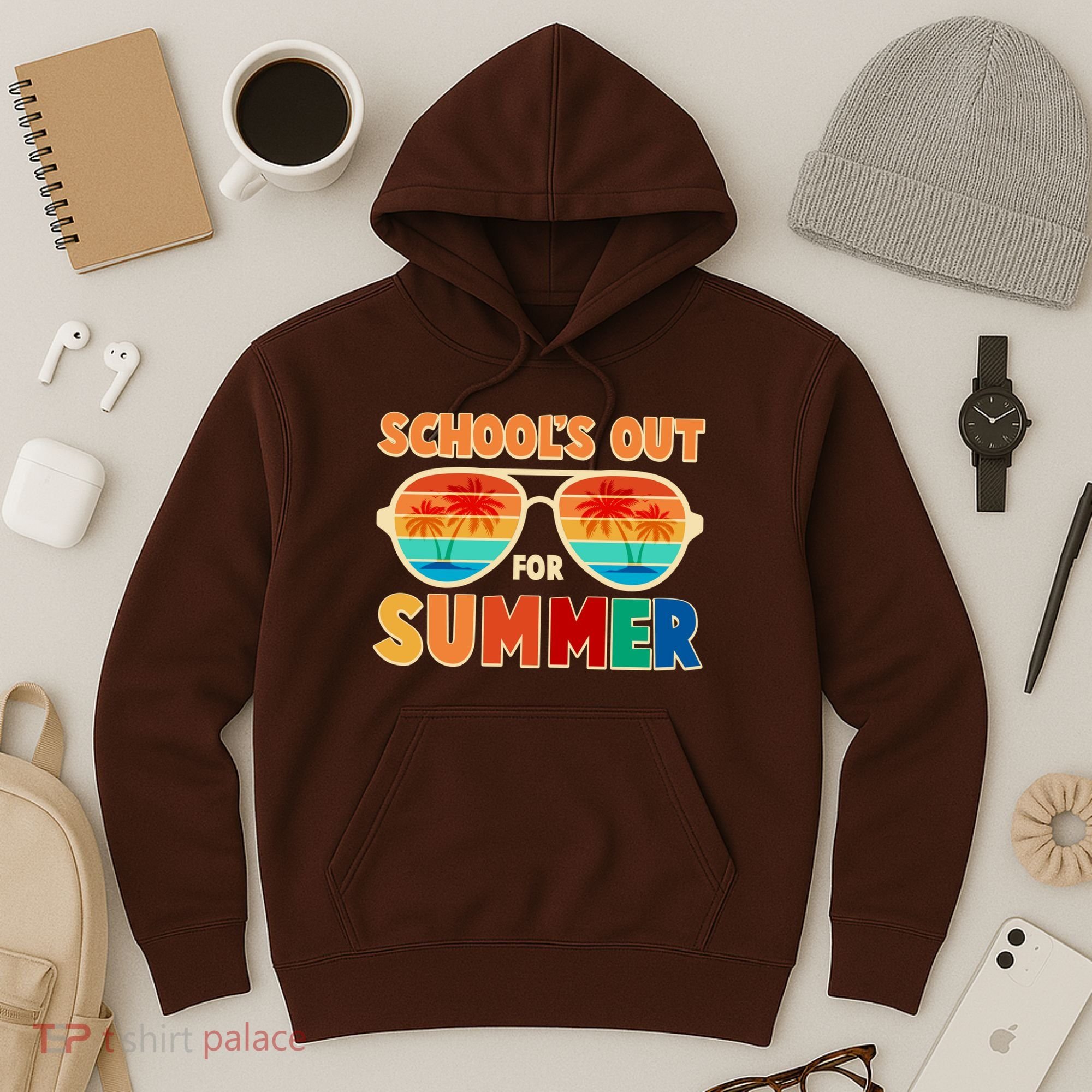 Retro Schools Out For Summer Hoodie
