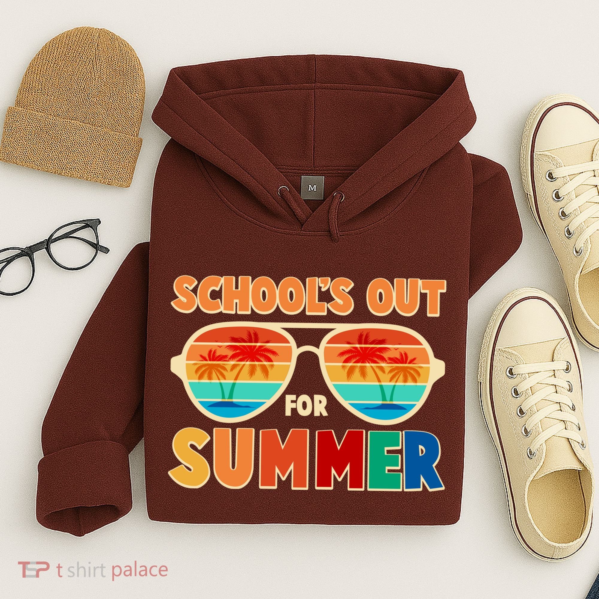 Retro Schools Out For Summer Hoodie