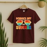 Retro Schools Out For Summer T-Shirt thumb 2