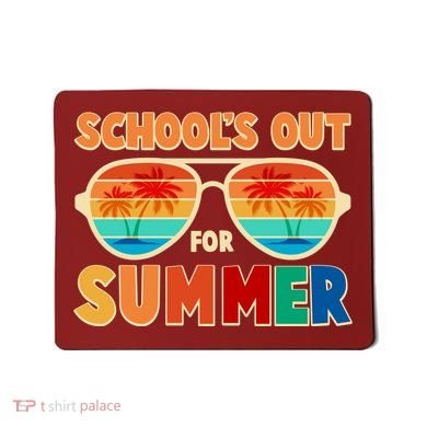 Retro Schools Out For Summer Mousepad