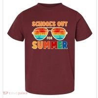Retro Schools Out For Summer Toddler T-Shirt thumb 0