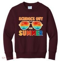 Retro Schools Out For Summer Kids Sweatshirt thumb 0