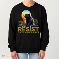 Resist Save Our Parks Alt US National Parks Bear Nature  Women's Sweatshirt thumb 0