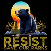 Resist Save Our Parks Alt US National Parks Bear Nature  Coffee Mug thumb 5