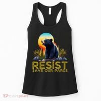 Resist Save Our Parks Alt US National Parks Bear Nature  Women's Tank Top thumb 0