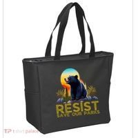 Resist Save Our Parks Alt US National Parks Bear Nature  Tote Bag thumb 2