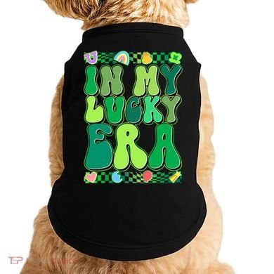 Retro St Patricks Day In My Lucky Era Doggie Tank