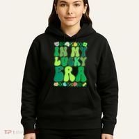 Retro St Patricks Day In My Lucky Era Hoodie thumb 5