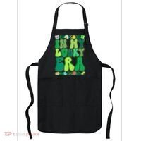 Retro St Patricks Day In My Lucky Era Apron thumb 0