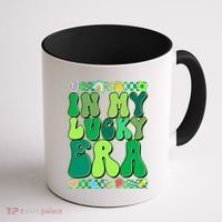 Retro St Patricks Day In My Lucky Era Coffee Mug thumb 1