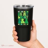 Retro St Patricks Day In My Lucky Era Tumbler thumb 2