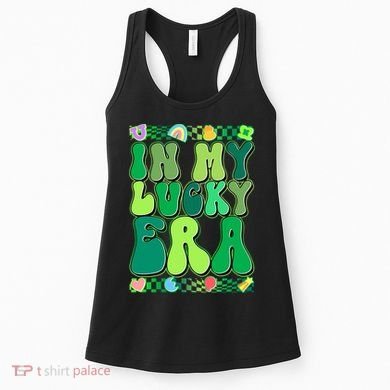 Retro St Patricks Day In My Lucky Era Women's Tank Top