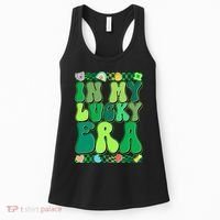 Retro St Patricks Day In My Lucky Era Women's Tank Top thumb 0