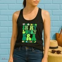 Retro St Patricks Day In My Lucky Era Women's Tank Top thumb 2