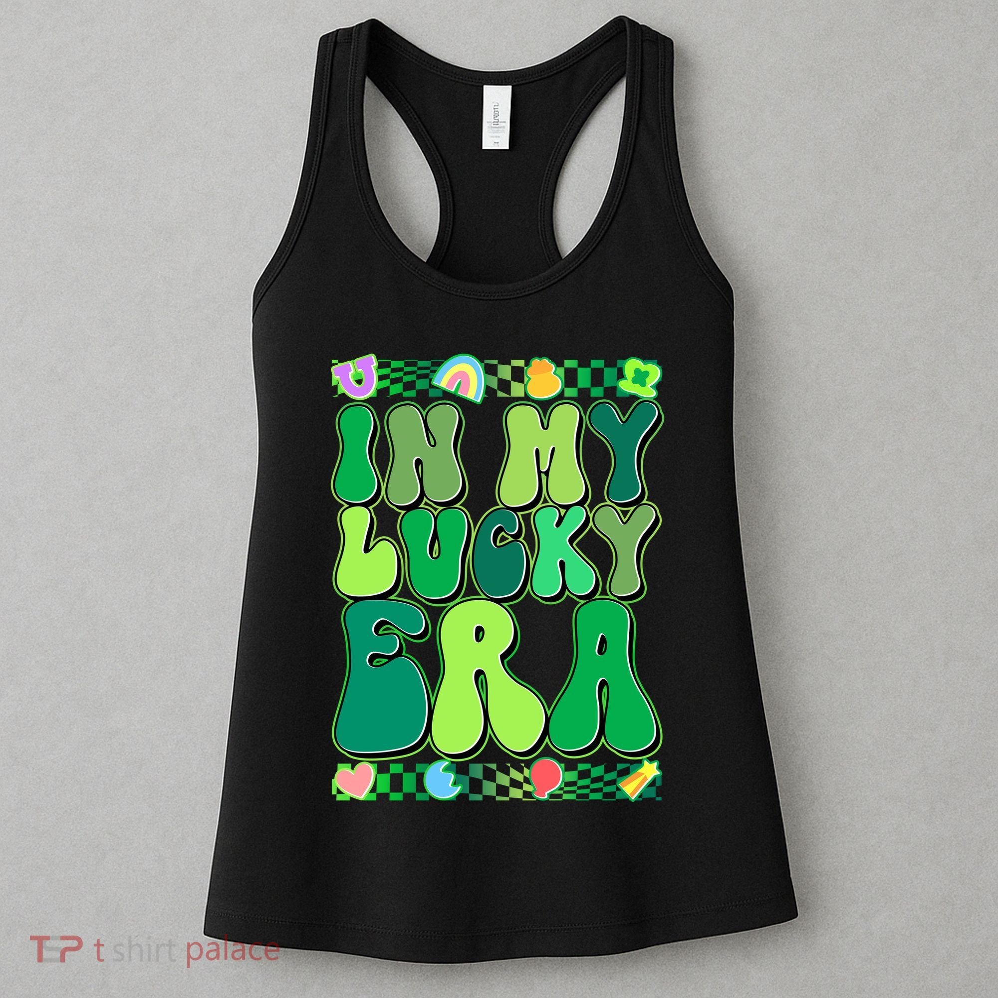 Retro St Patricks Day In My Lucky Era Women's Tank Top