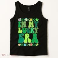 Retro St Patricks Day In My Lucky Era Tank Top thumb 2
