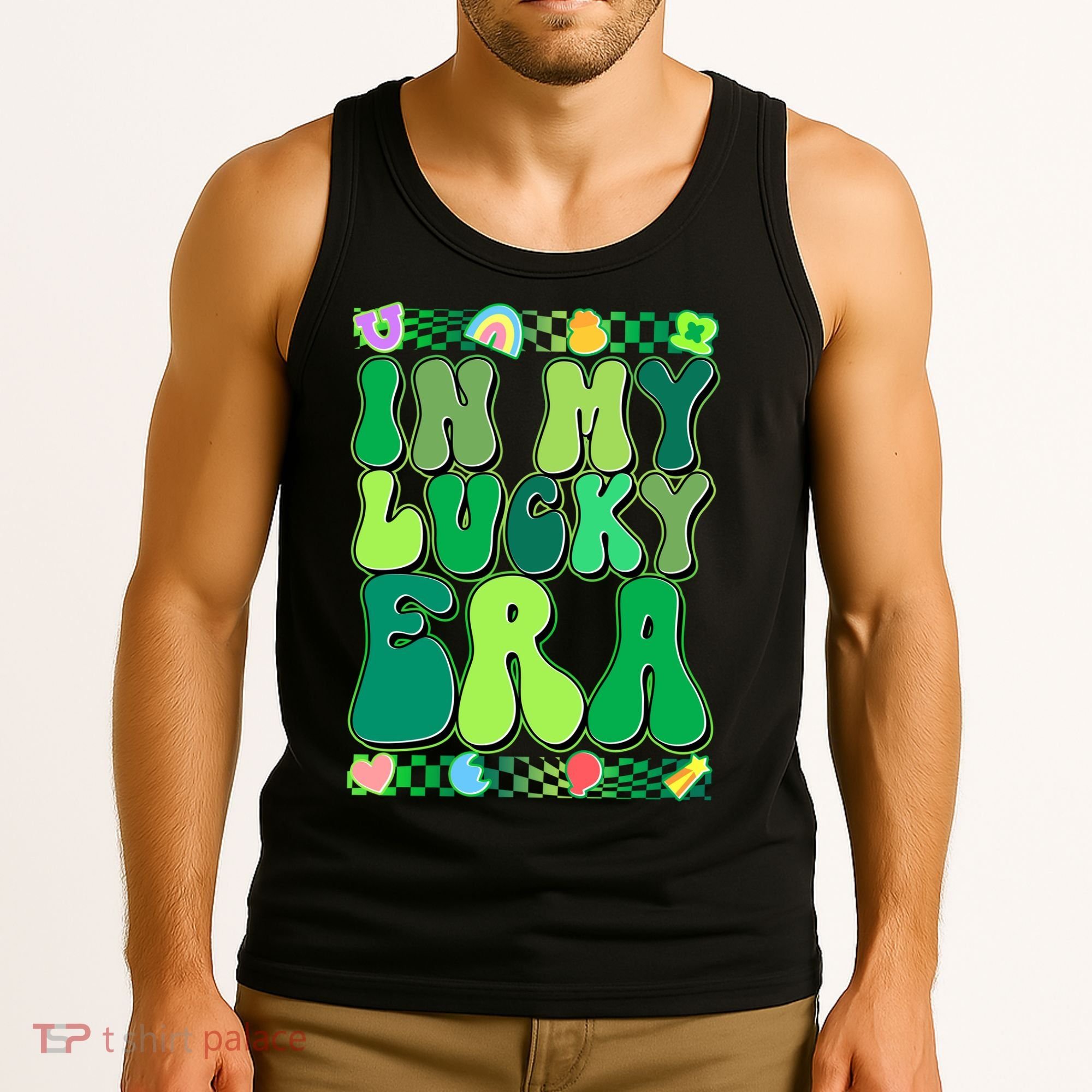 Retro St Patricks Day In My Lucky Era Tank Top