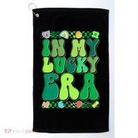 Retro St Patricks Day In My Lucky Era Golf Towel thumb 0