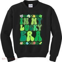 Retro St Patricks Day In My Lucky Era Kids Sweatshirt thumb 0