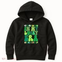 Retro St Patricks Day In My Lucky Era Kids Hoodie thumb 0