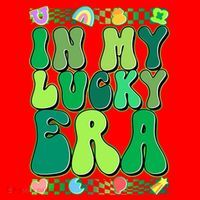Retro St Patricks Day In My Lucky Era Santa Hat thumb 1