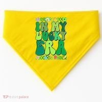 Retro St Patricks Day In My Lucky Era USA-Made Doggie Bandana thumb 0