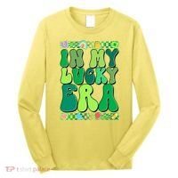 Retro St Patricks Day In My Lucky Era Long Sleeve Shirt thumb 0