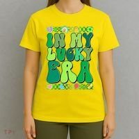 Retro St Patricks Day In My Lucky Era T-Shirt thumb 4