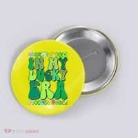 Retro St Patricks Day In My Lucky Era Button thumb 0