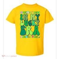 Retro St Patricks Day In My Lucky Era Toddler T-Shirt thumb 0