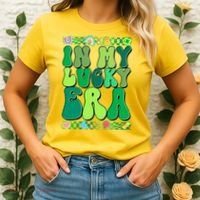 Retro St Patricks Day In My Lucky Era Women's T-Shirt thumb 2