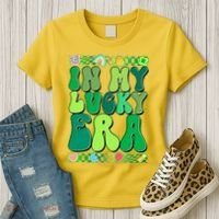 Retro St Patricks Day In My Lucky Era Women's T-Shirt thumb 3