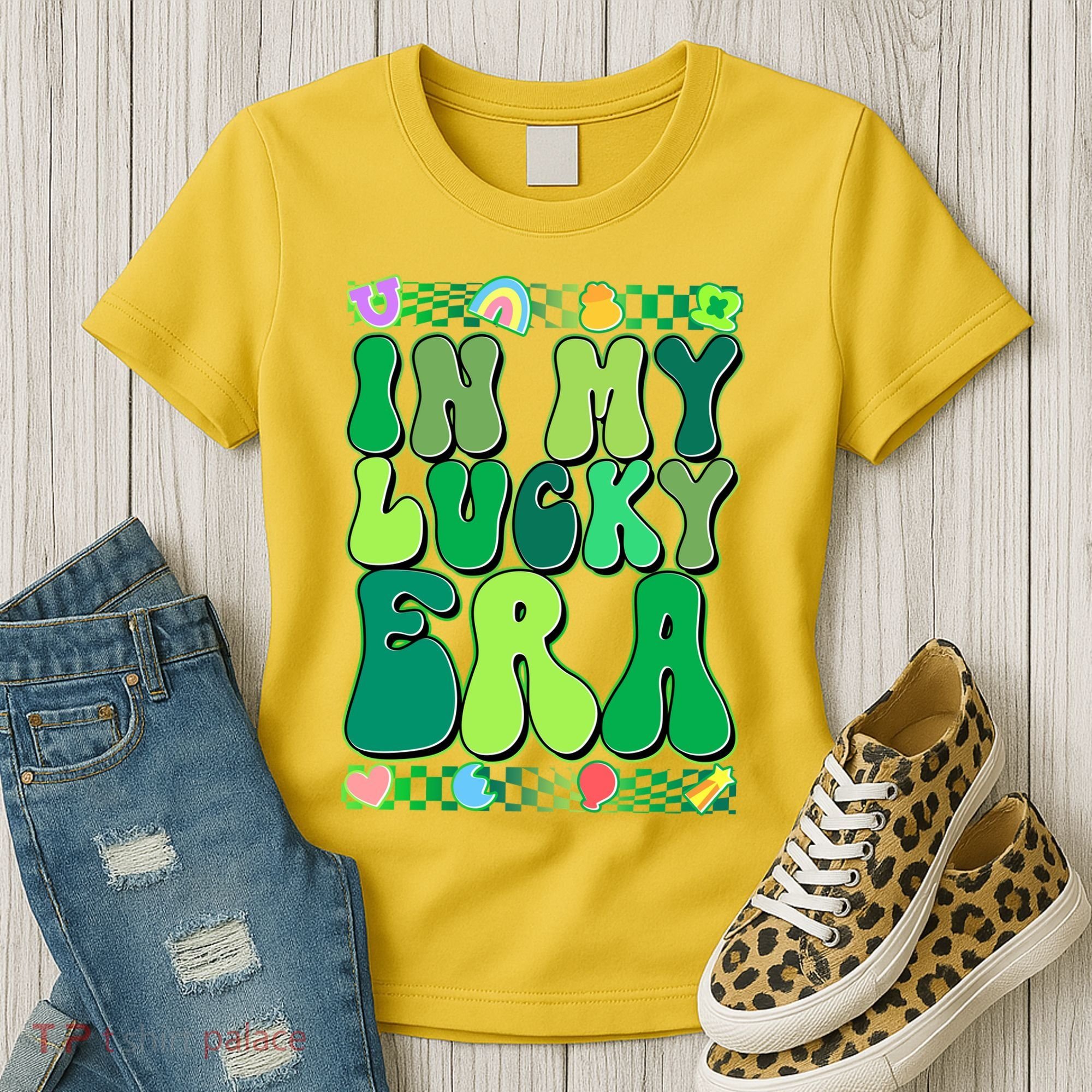 Retro St Patricks Day In My Lucky Era Women's T-Shirt