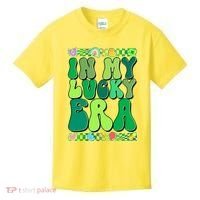 Retro St Patricks Day In My Lucky Era Kids T-Shirt thumb 0