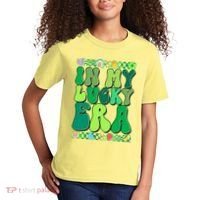 Retro St Patricks Day In My Lucky Era Kids T-Shirt thumb 2