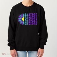 Restore Suicide Prevention Awareness Sunflower Women's Sweatshirt thumb 0