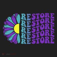 Restore Suicide Prevention Awareness Sunflower Women's Sweatshirt thumb 2