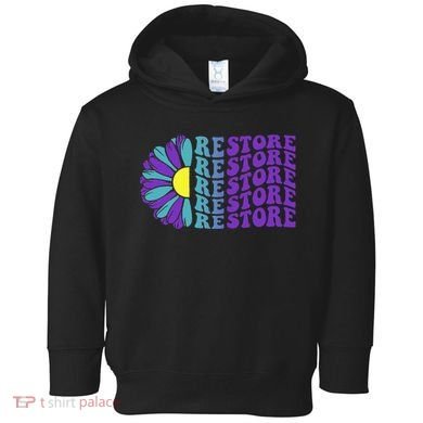 Restore Suicide Prevention Awareness Sunflower Toddler Hoodie