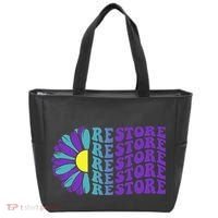 Restore Suicide Prevention Awareness Sunflower Tote Bag thumb 0