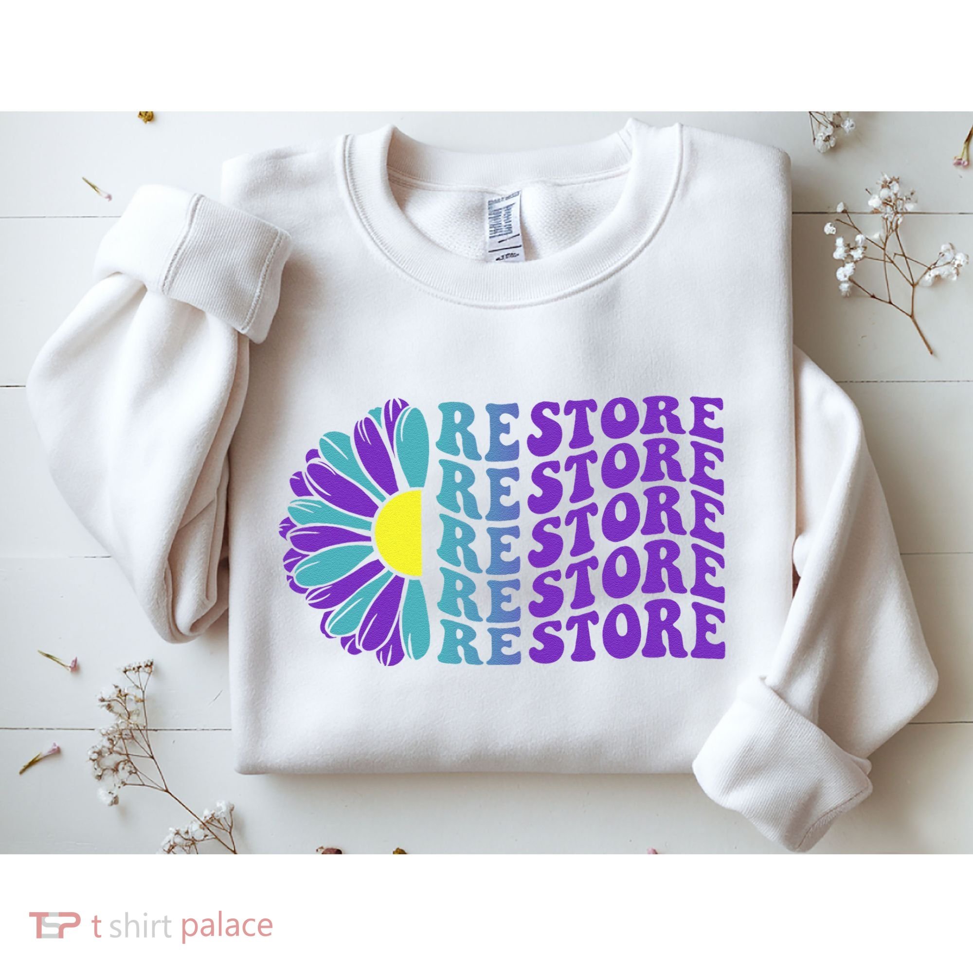 Restore Suicide Prevention Awareness Sunflower Sweatshirt