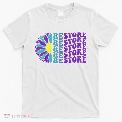 Restore Suicide Prevention Awareness Sunflower T-Shirt
