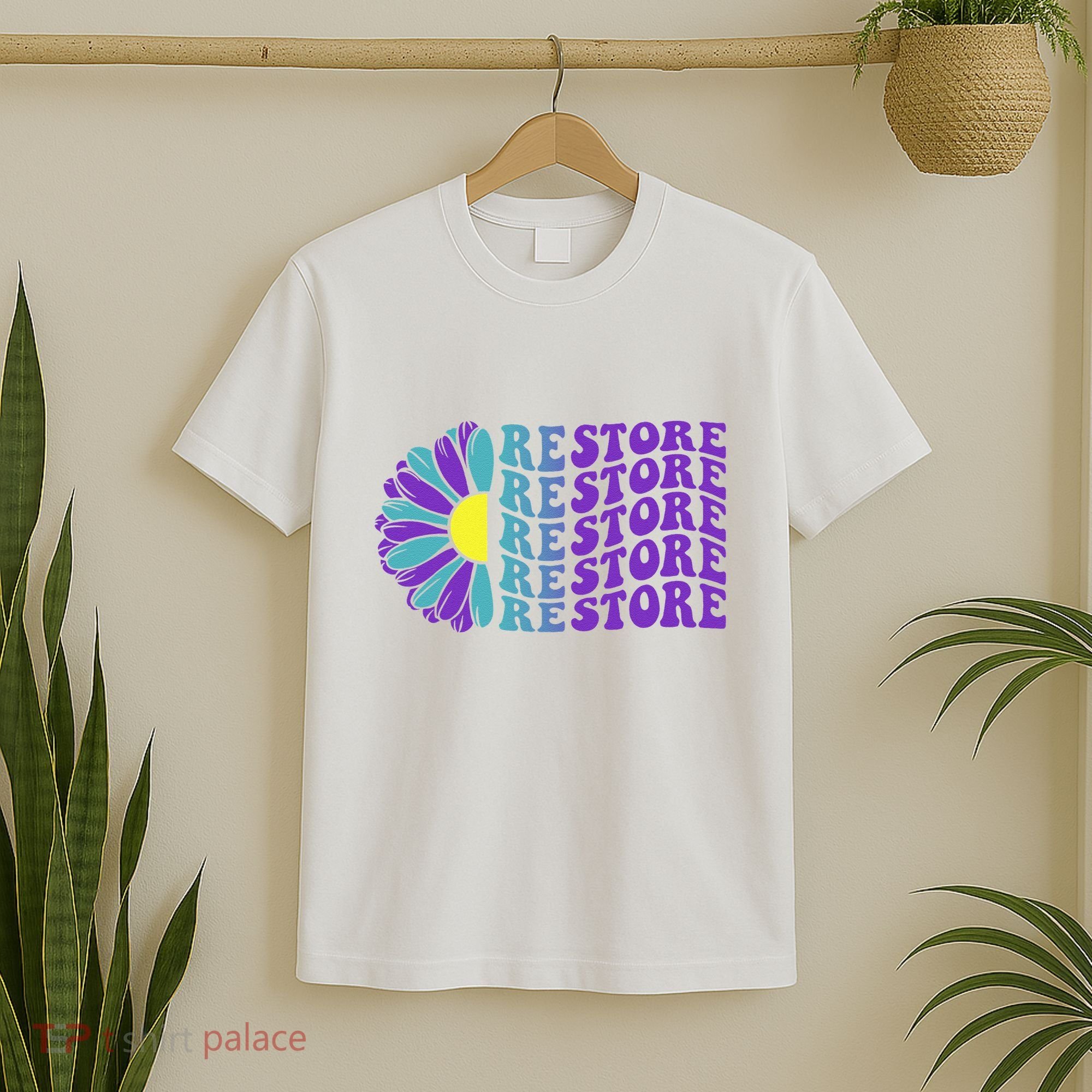Restore Suicide Prevention Awareness Sunflower T-Shirt