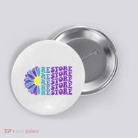 Restore Suicide Prevention Awareness Sunflower Button thumb 0