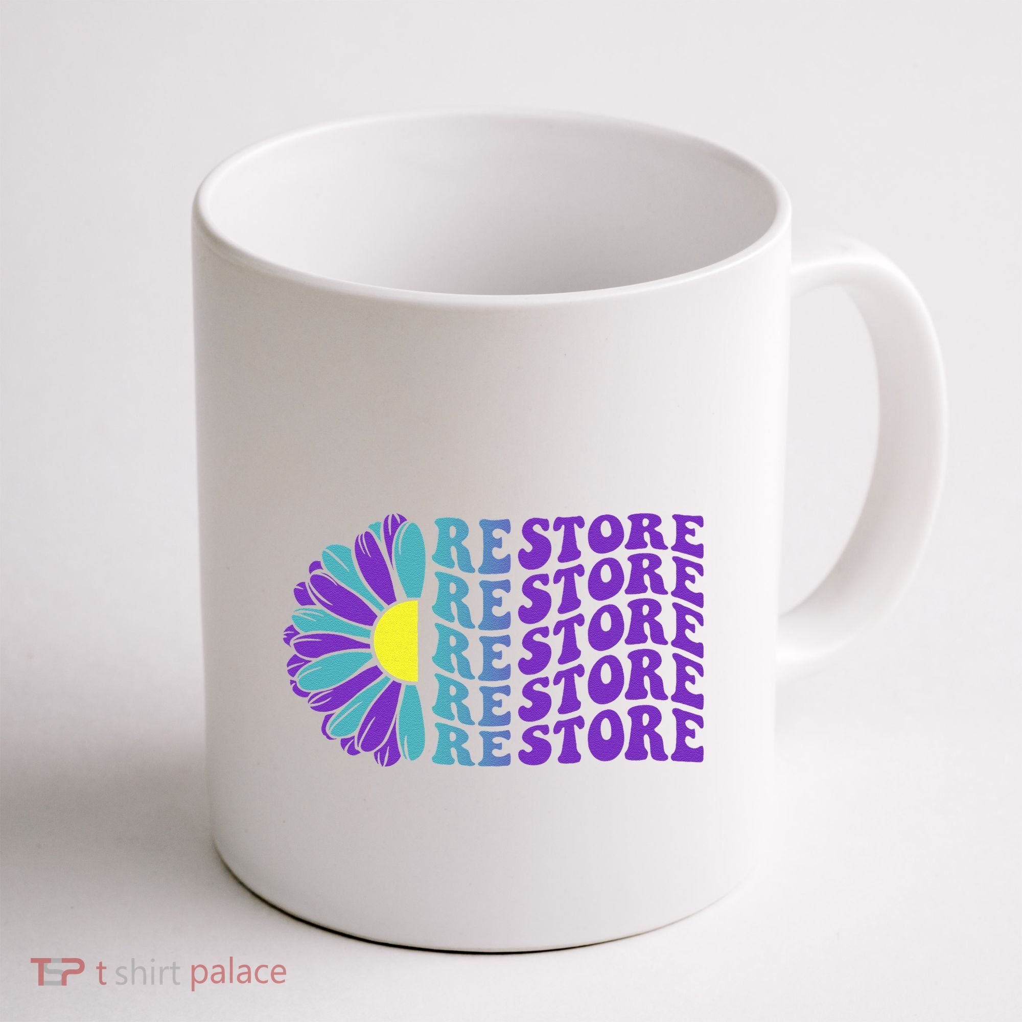 Restore Suicide Prevention Awareness Sunflower Coffee Mug