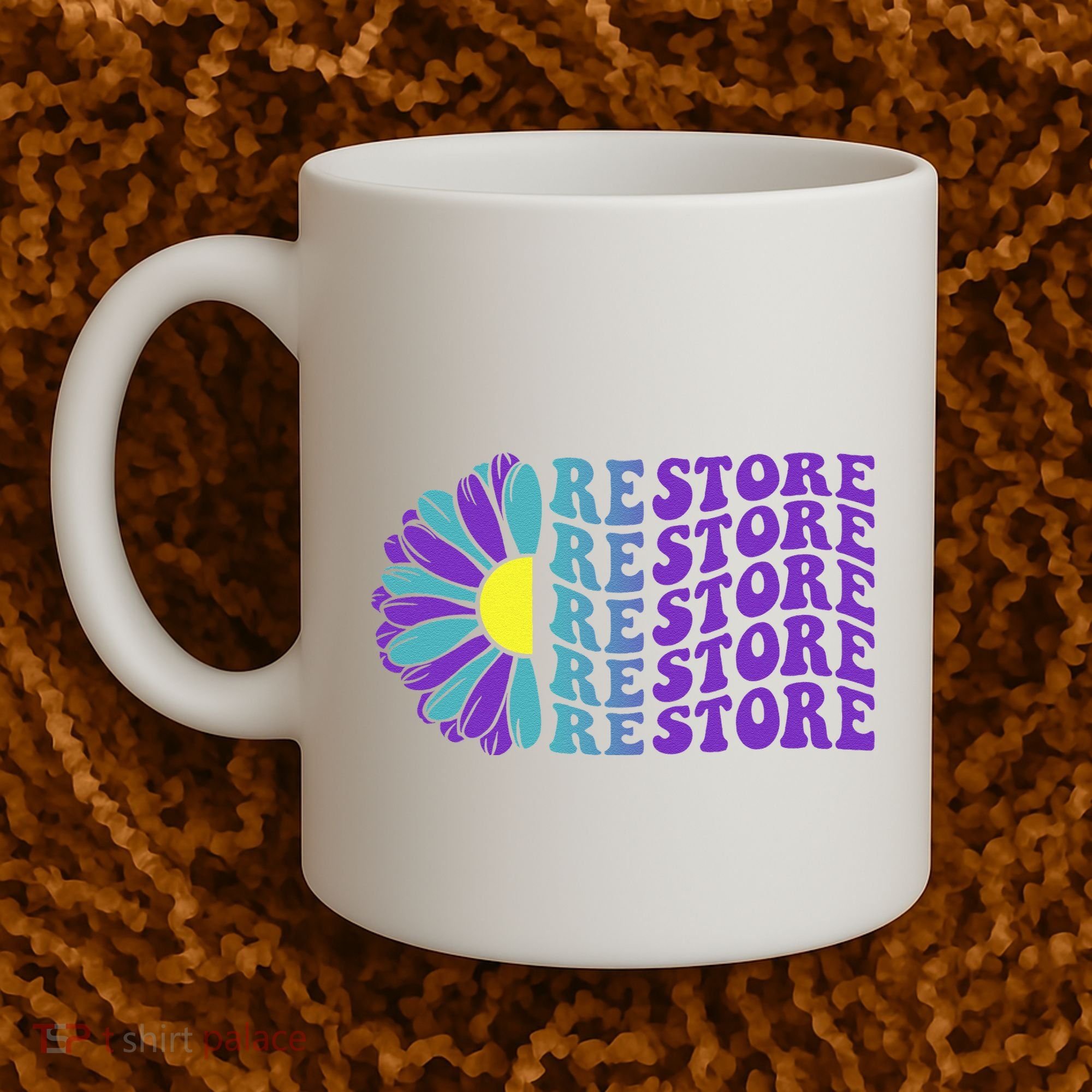 Restore Suicide Prevention Awareness Sunflower Coffee Mug